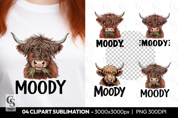 Highland Cow Clipart Image 4