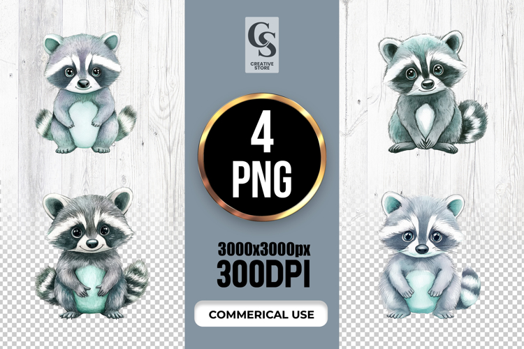 Raccoon Clipart Image 10