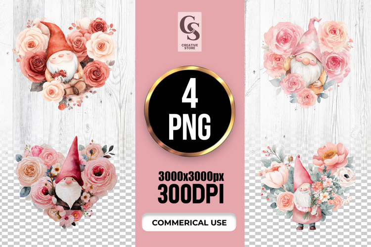 Cute Gnome Clipart Image 5