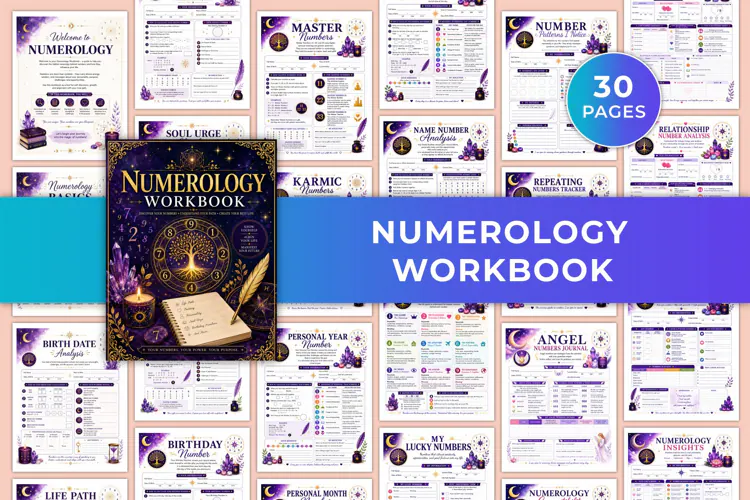 Numerology Workbook Kdp interiors