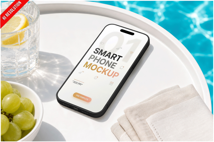 Smartphone Poolside Tray
