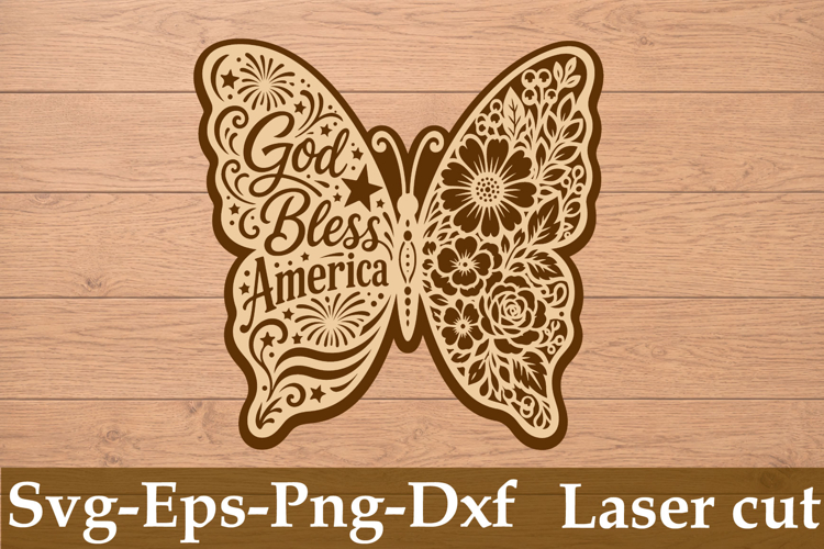 Butterfly Laser Cut Svg Design