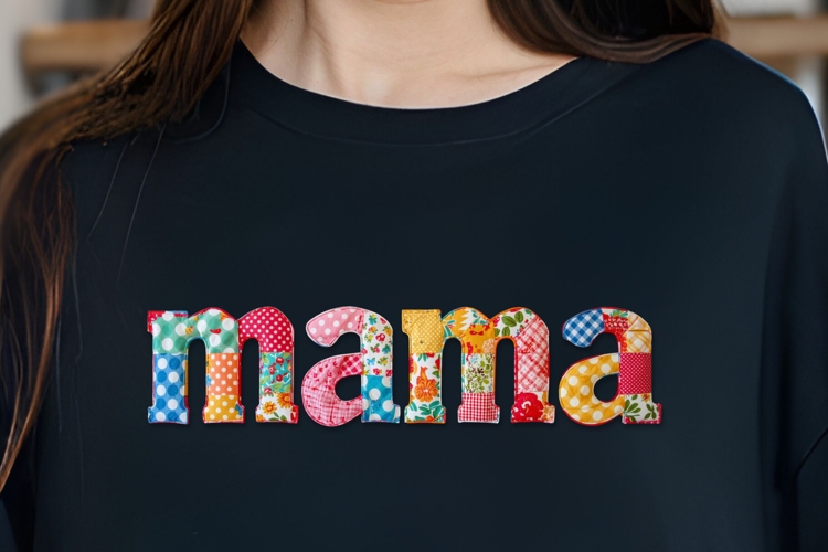 Vol. 30 Patchwork Fabric Mama - PNG