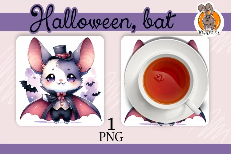 Halloween, bat, hot plate