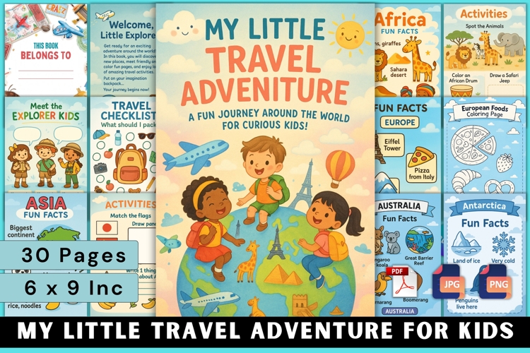 My Little Travel Adventure for Kids