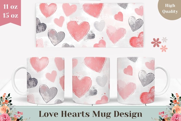 Pink Heart Clipart Image 9