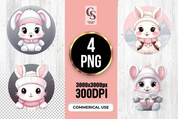 Cute Bunny Clipart  Image 5