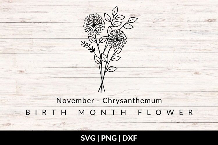 Birth Flower SVGs Image 2