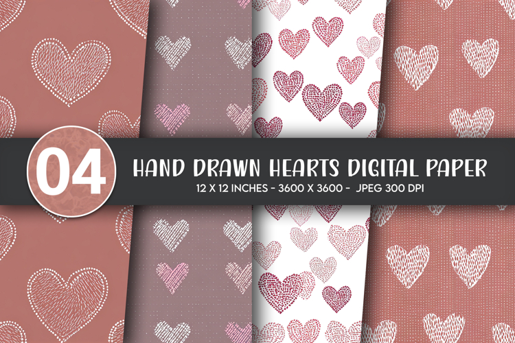 Pink Heart Background Image 16