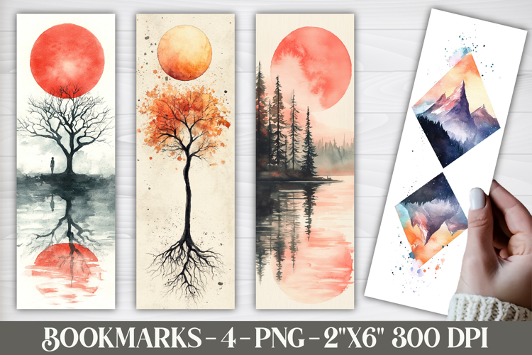 Landscape Printable Bookmarks