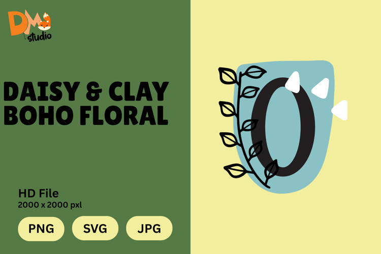 Floral Letter Svg Image 21