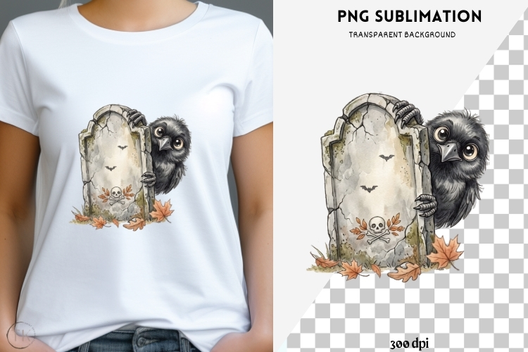 Peeking halloween png design for T-shirts