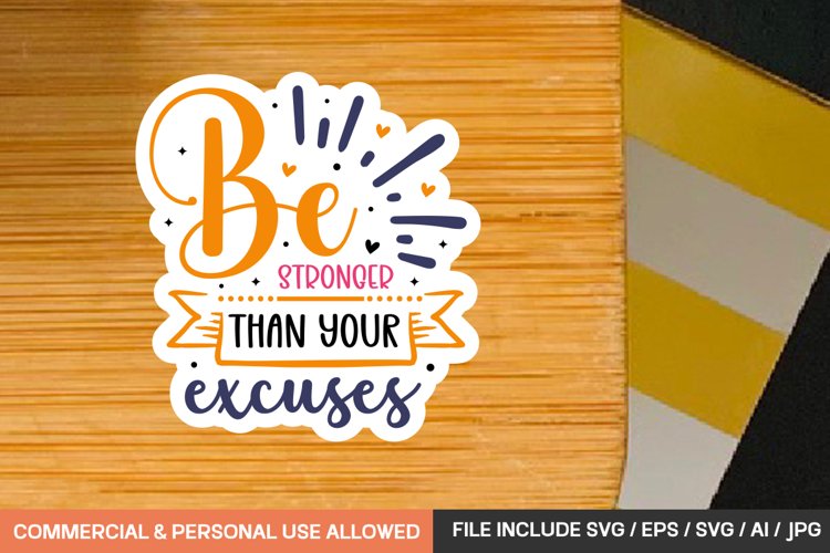 Motivational Svg Design ,sticker Design
