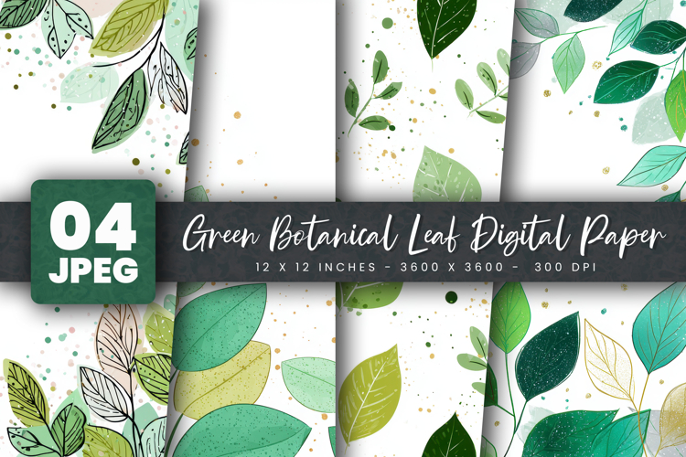 Watercolor Leaves Clipart Image 7