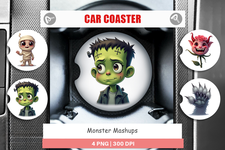 Car Coaster Monster Mashups