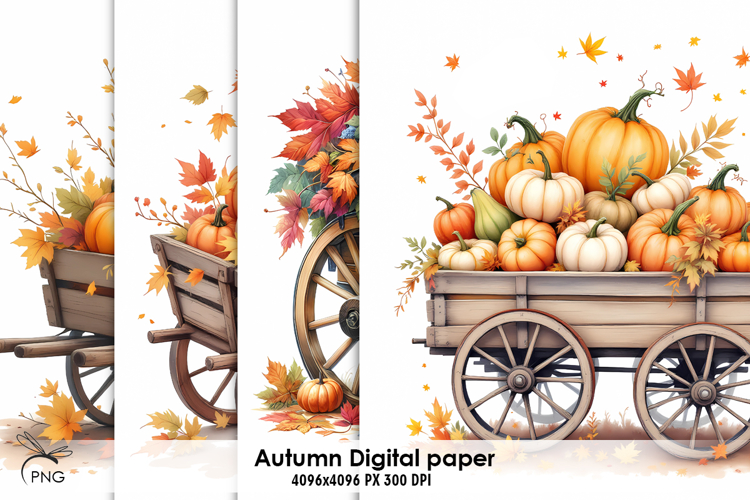 Autumn digital paper