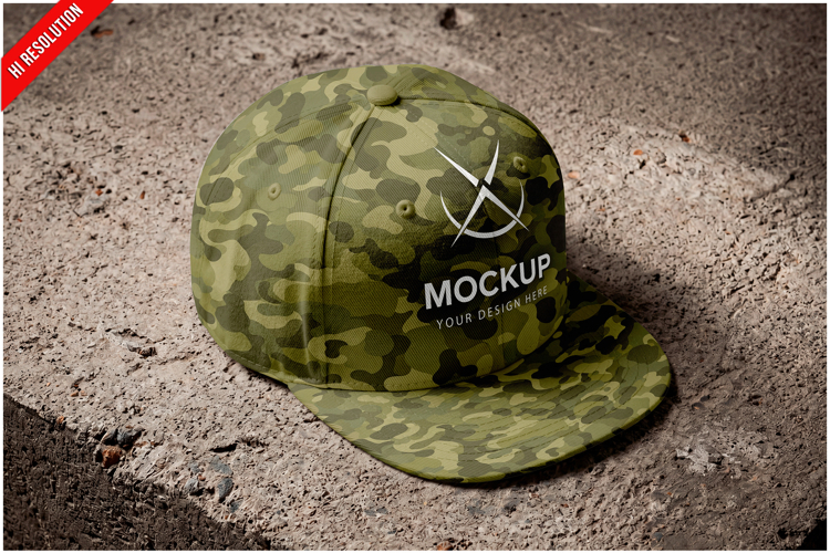 Flat-brim Snapback