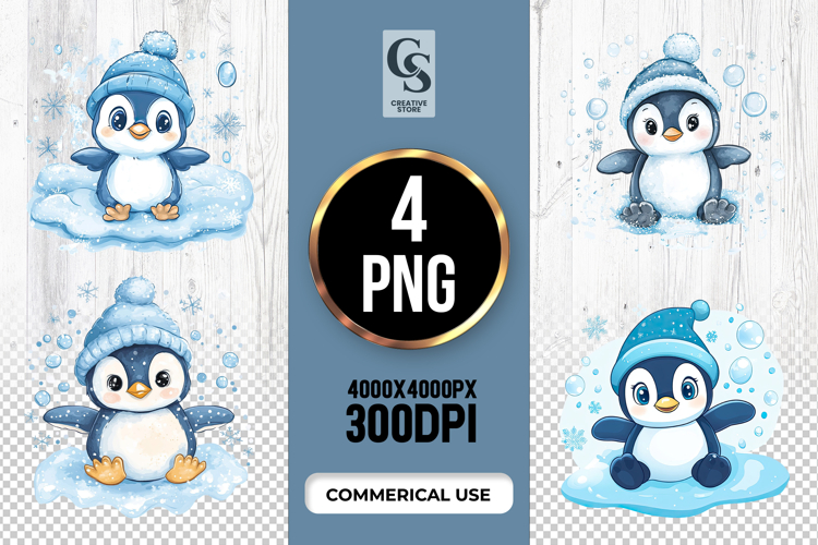 Penguin Clipart Image 22