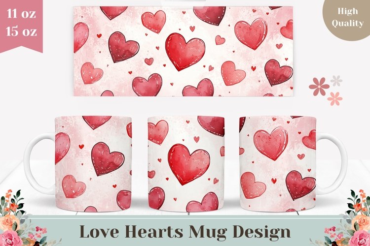 Pink Heart Clipart Image 2