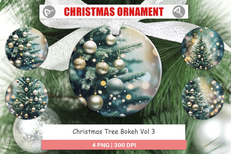 Christmas Ornaments Christmas Tree Bokeh