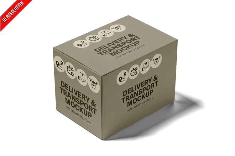 Rectangular Box Isometric View