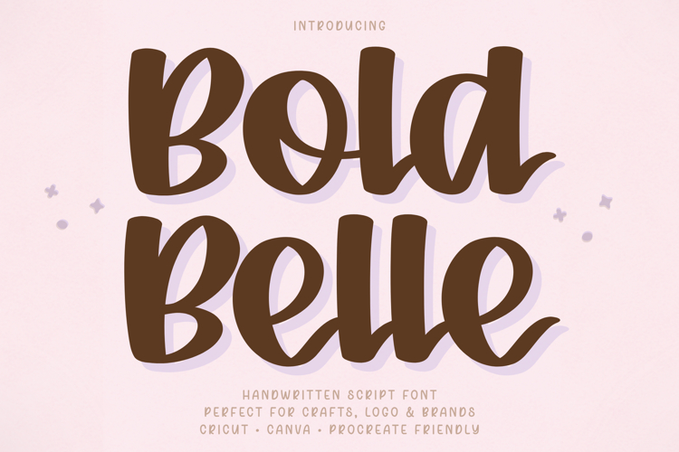 Bold Belle - Handwritten Script Font