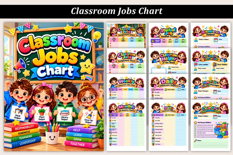 Classroom Jobs Chart | Printable Classroom Jobs