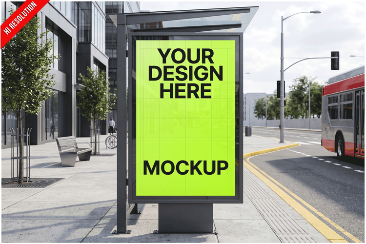 Billboard Bus Stop