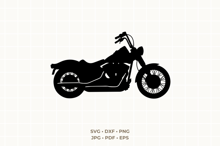 Motorcycle SVG | Bike Silhouette Cut File | Motorbike PNG