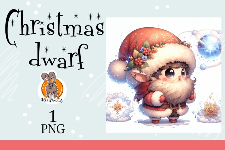Christmas, dwarf, snow example image 1