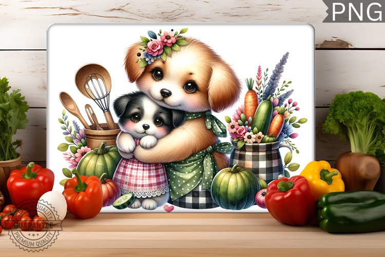 Cutting Board Design, Mother's Day Kitchen Sublimation example image 1