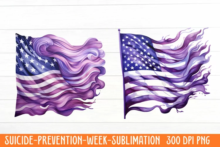 Suicide Prevention Week Sublimation Clipart