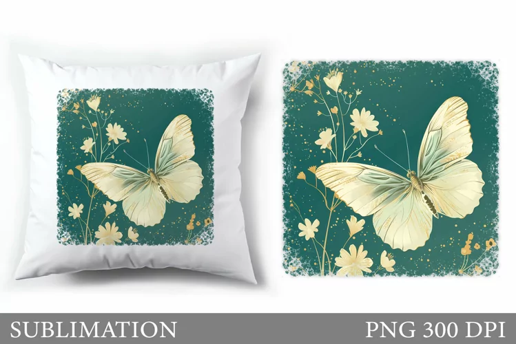 Butterfly Sublimation. Butterfly Pillow Design
