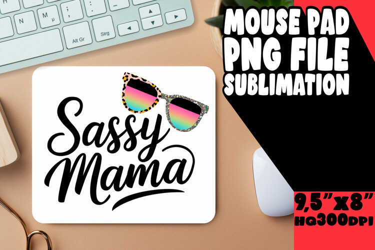 Cheerful Desk Pad Sublimation Ideas, Mother's Day example image 1