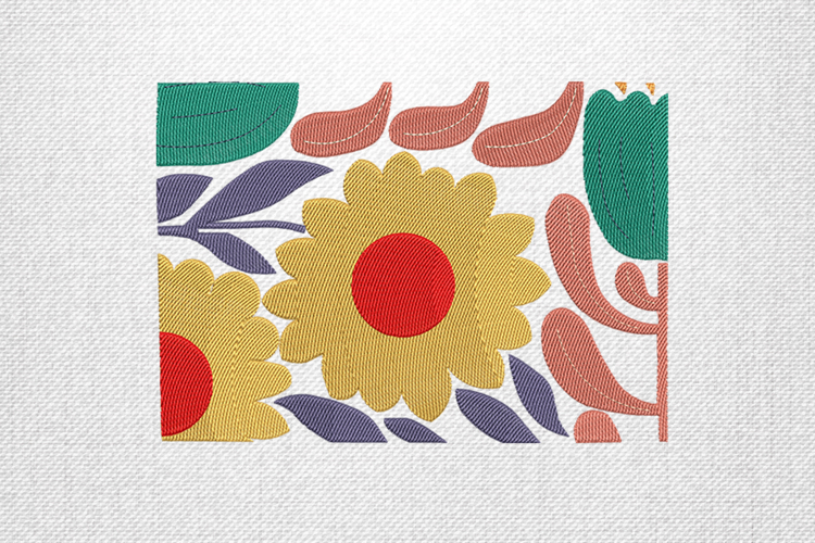 Garden Embroidery Image 2