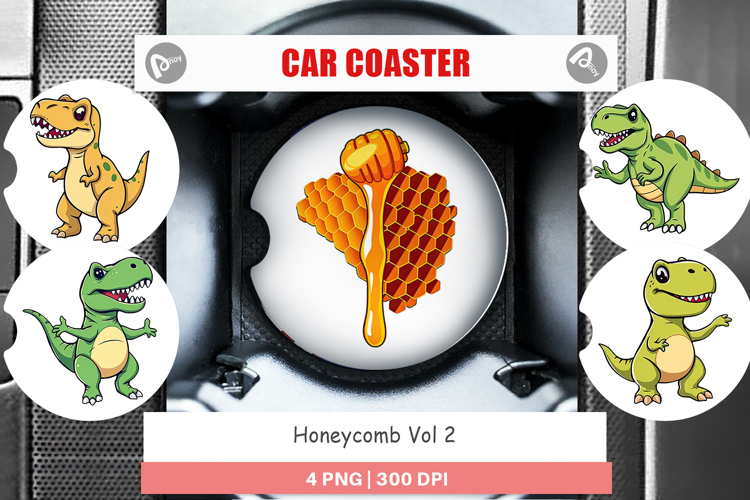 Car Coaster Honeycomb