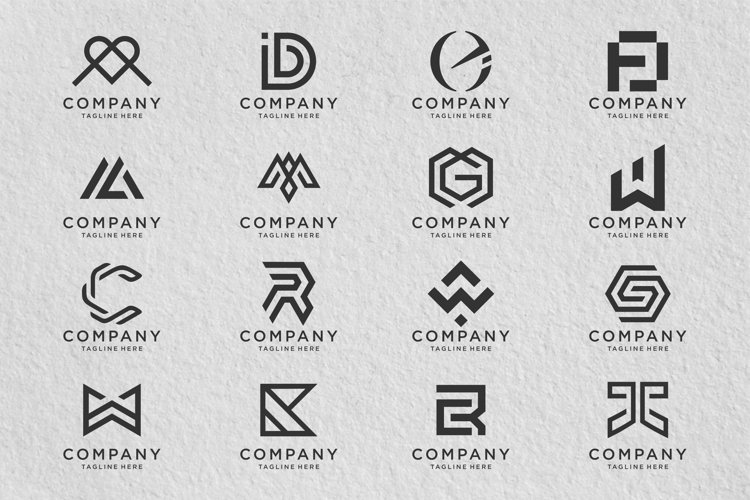 Set Of Monogram Logo Design SVG File PART 3