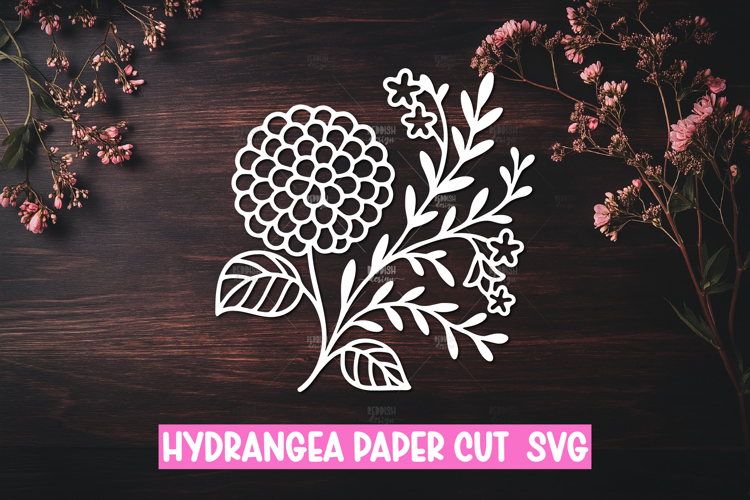 Hydrangea Clipart Image 18
