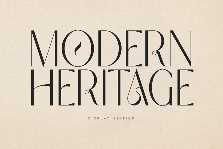Modern Heritage Elegant Serif Display Font