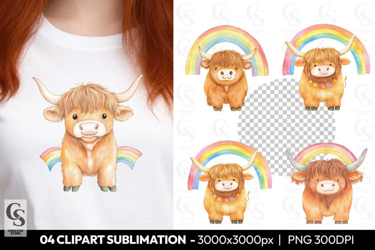 Cute Rainbow Clipart Image 20
