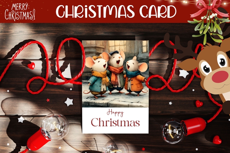 Christmas Card Template Image 7