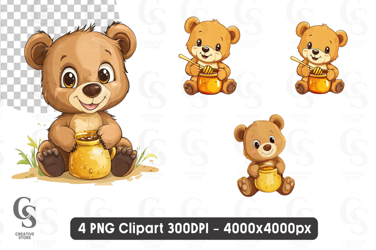 Cute Bear Clipart Image 13