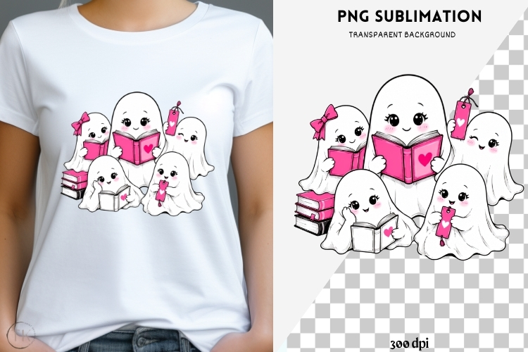 Book besties png design for T-shirts