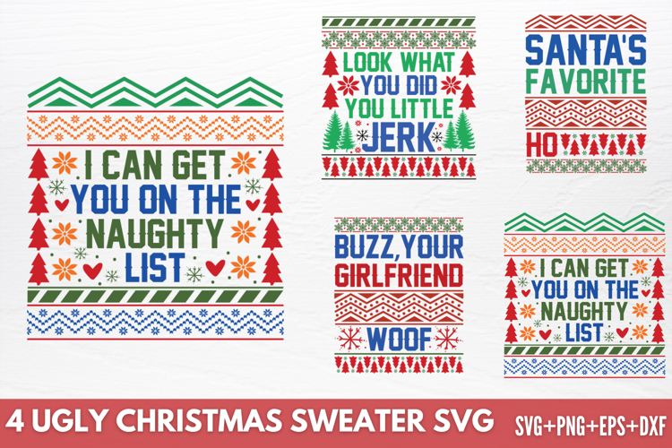Ugly Sweater Clipart Image 16