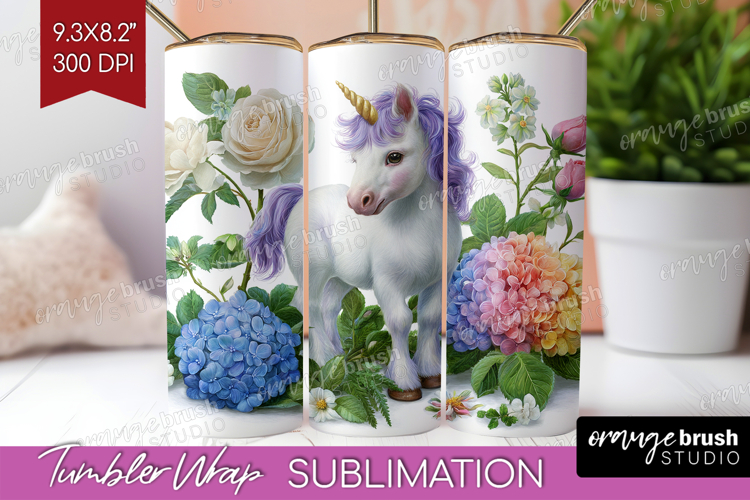 Magical Forest Tumbler Wrap - Fantasy Tumbler PNG