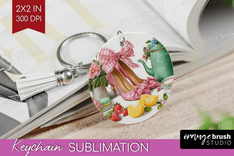 Magical Forest Keychain PNG - Fantasy Keychain Sublimation