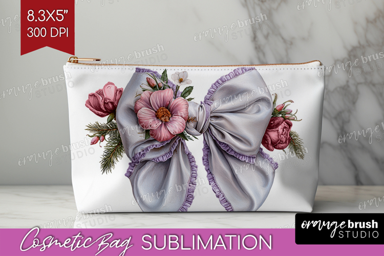 Magical Forest Cosmetic Bag - Fantasy Makeup Bag PNG
