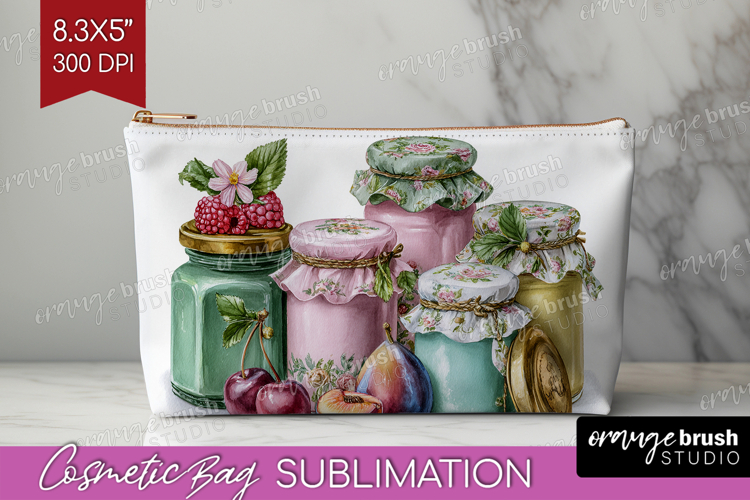 Magical Forest Cosmetic Bag - Fantasy Makeup Bag PNG