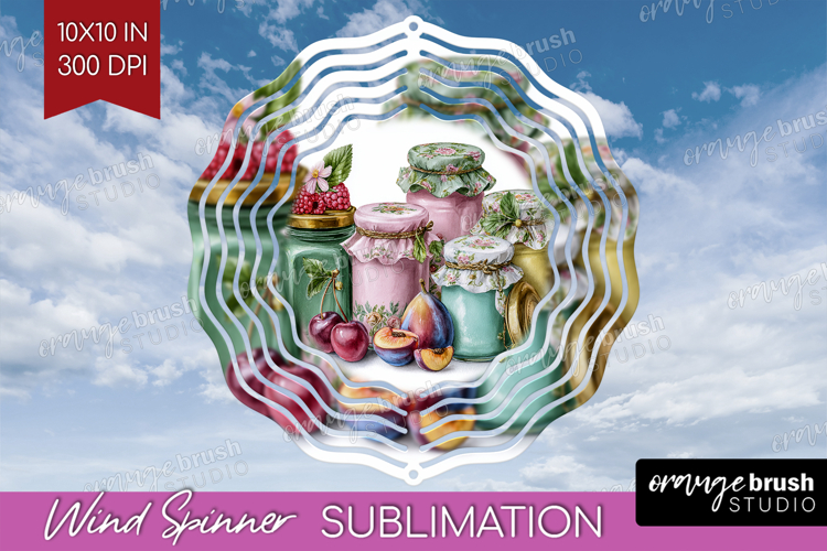 Magical Forest Wind Spinner Sublimation PNG - Fantasy Round