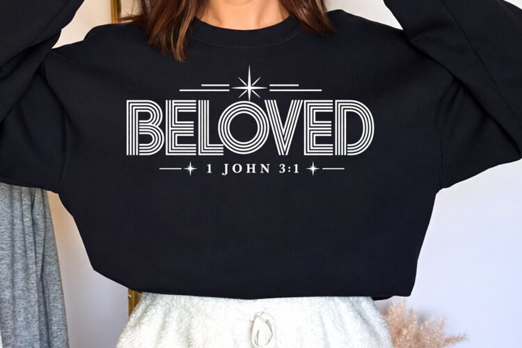 Beloved 1 John 3:1 Christian PNG, Beloved Bible Verse Faith example image 1
